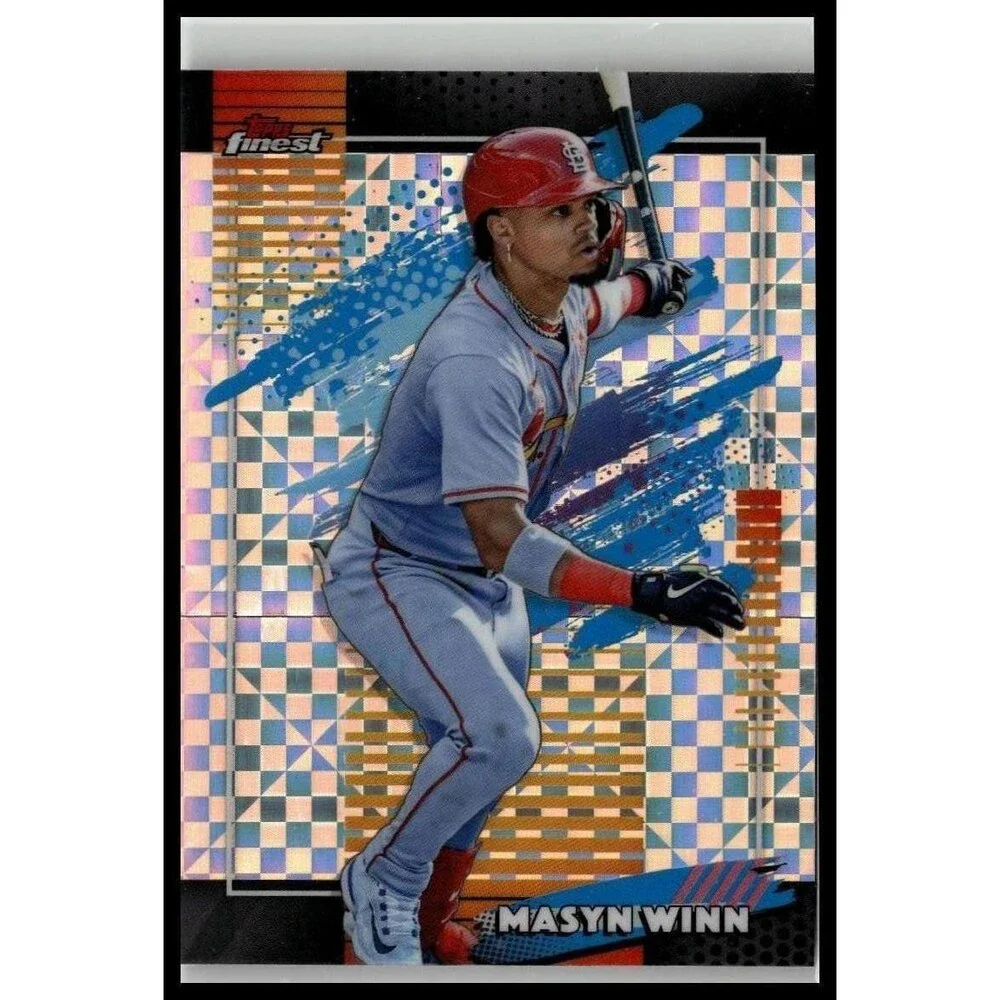 2026 Topps Finest Masyn Winn 84 Geometric Refractors Cardinals Uncommon